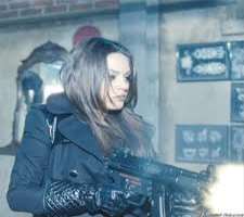 The actress learned to use a gun for her performance in the film, Max Payne.